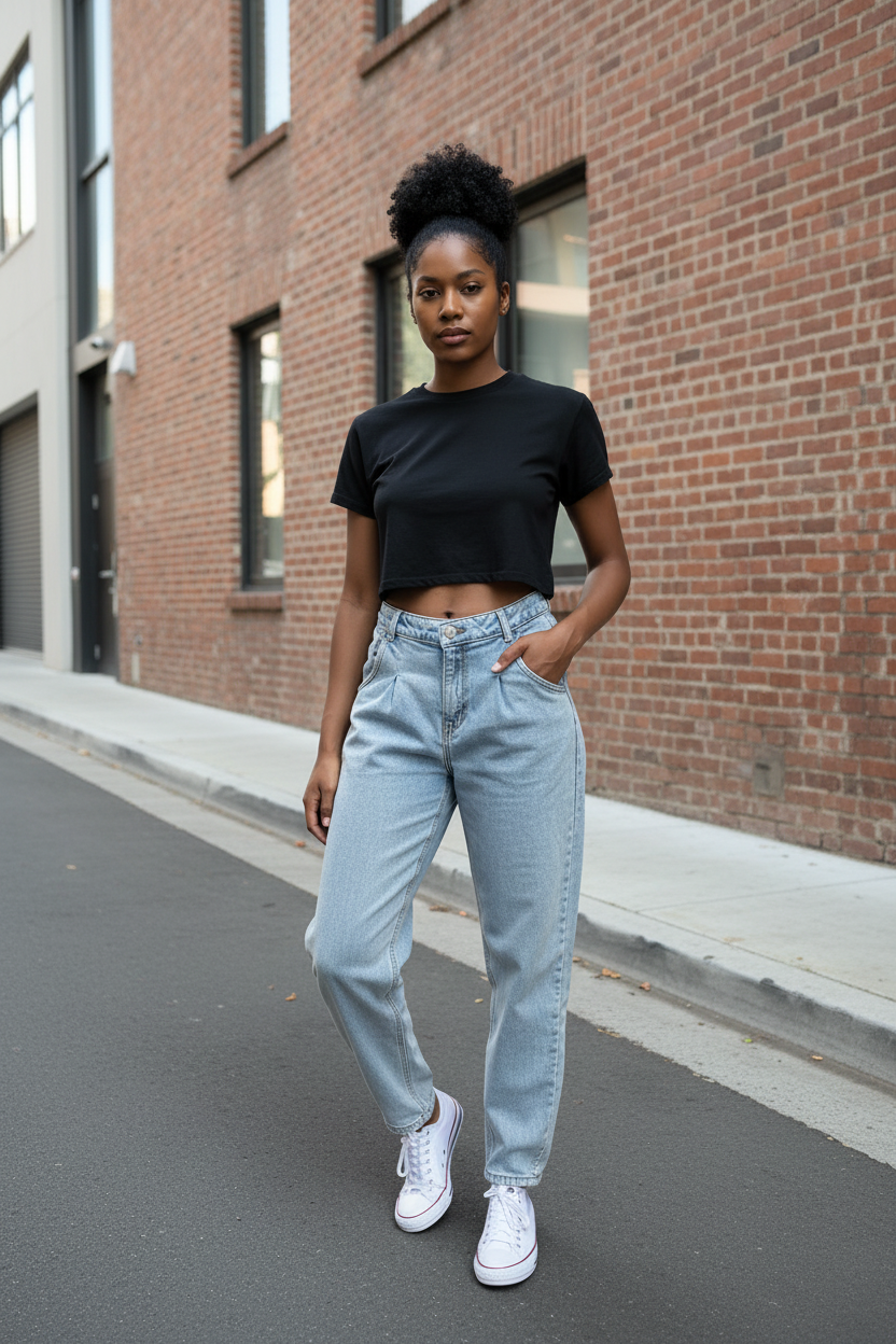 Cali Belted Denim
