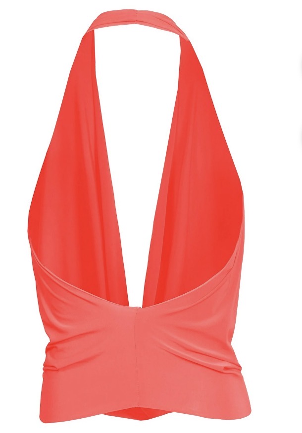 Draped Halter Neck Top