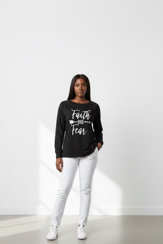 Faith Over Fear Long Sleeve Top