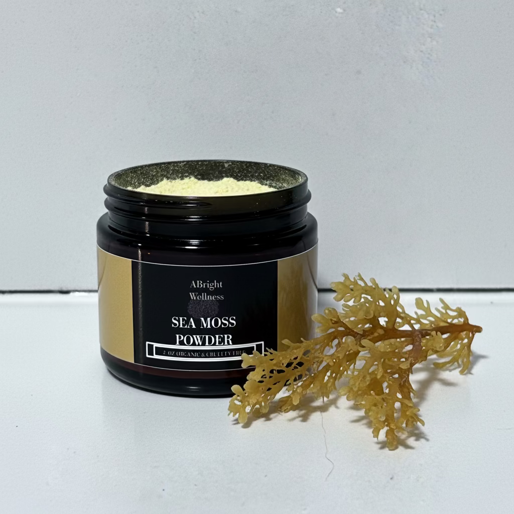 Organic Irish Moss Powder (Sea Moss) 2 oz Jar