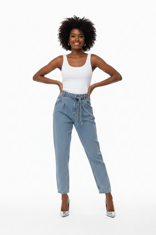 Cali Belted Denim