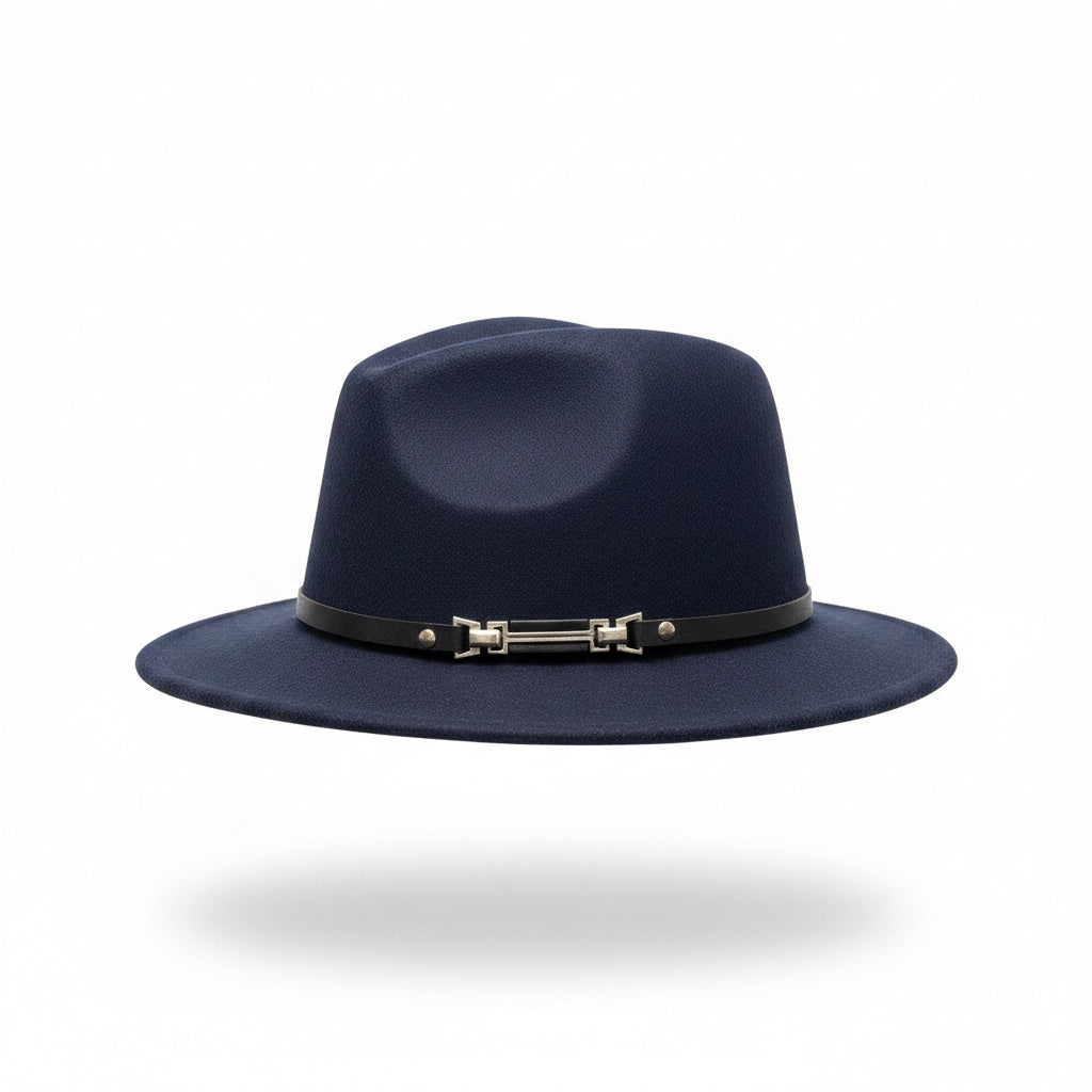 Classic Wide-Brim Fedora Hat