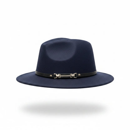 Classic Wide-Brim Fedora Hat