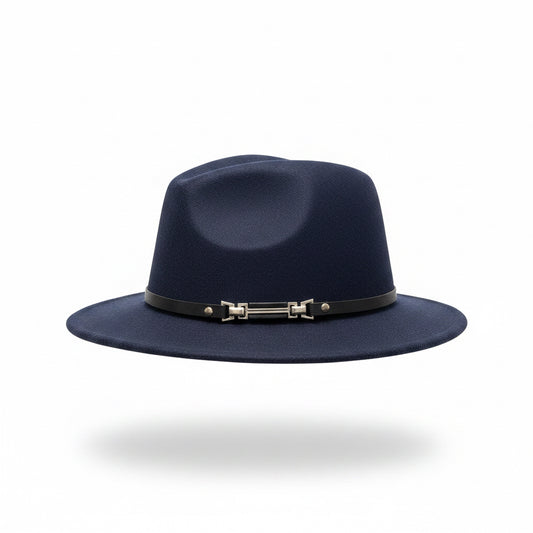 Classic Wide-Brim Fedora Hat