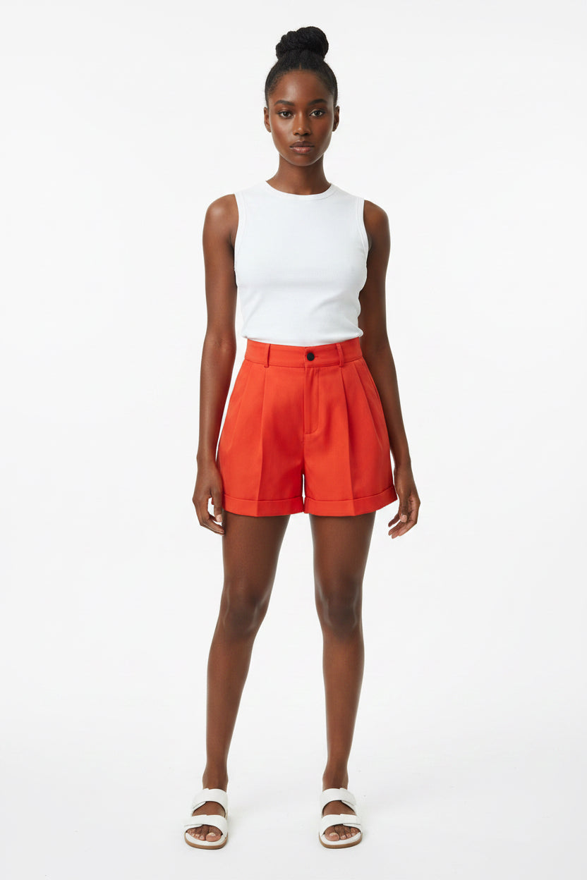 Sunset Statement Tailored Shorts