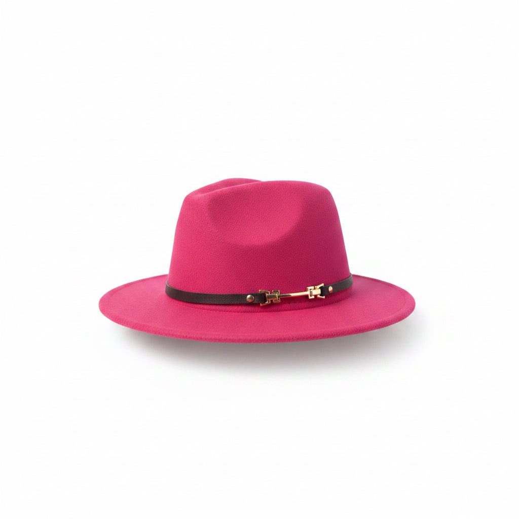 Classic Wide-Brim Fedora Hat