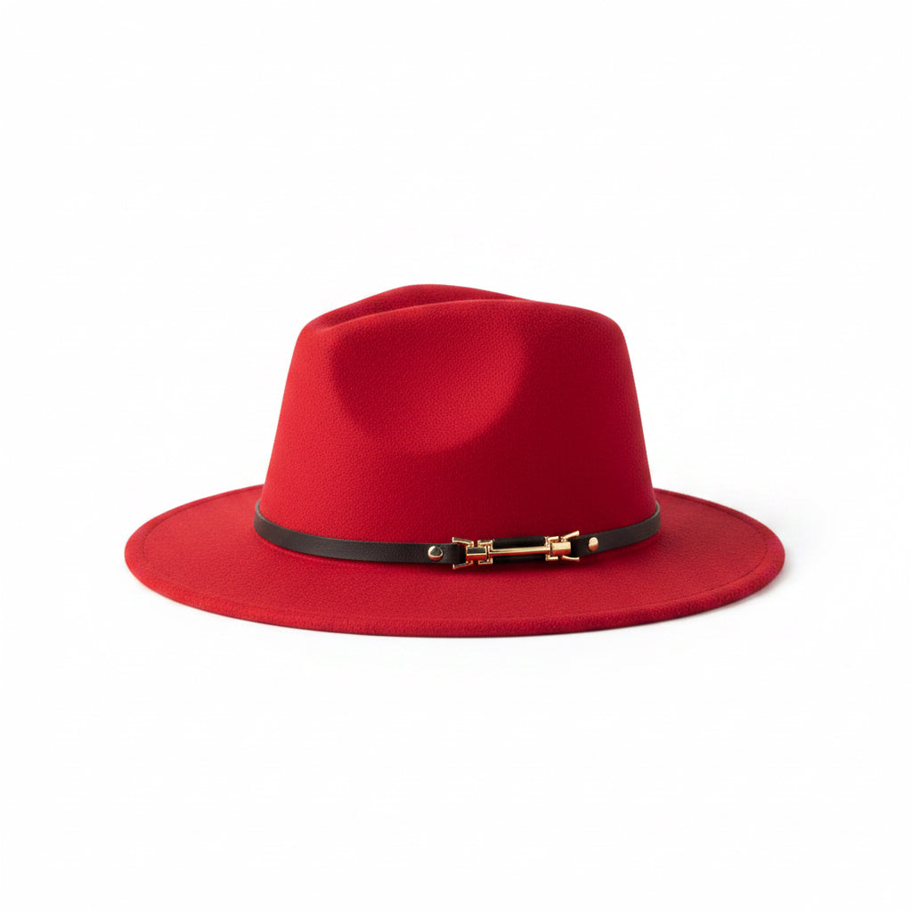 Classic Wide-Brim Fedora Hat