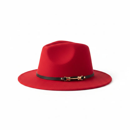 Classic Wide-Brim Fedora Hat