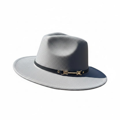 Classic Wide-Brim Fedora Hat