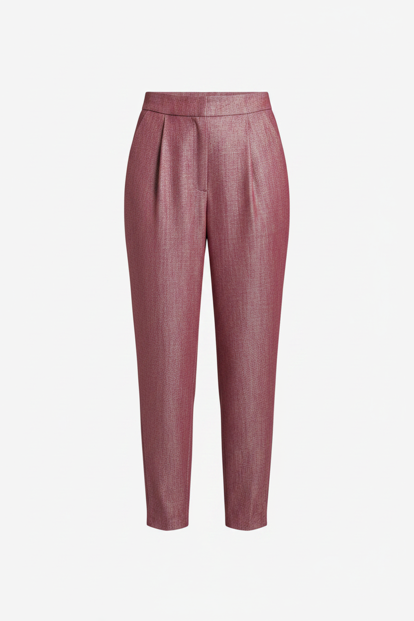 Rose High-Waist Tailored Ankle Pants