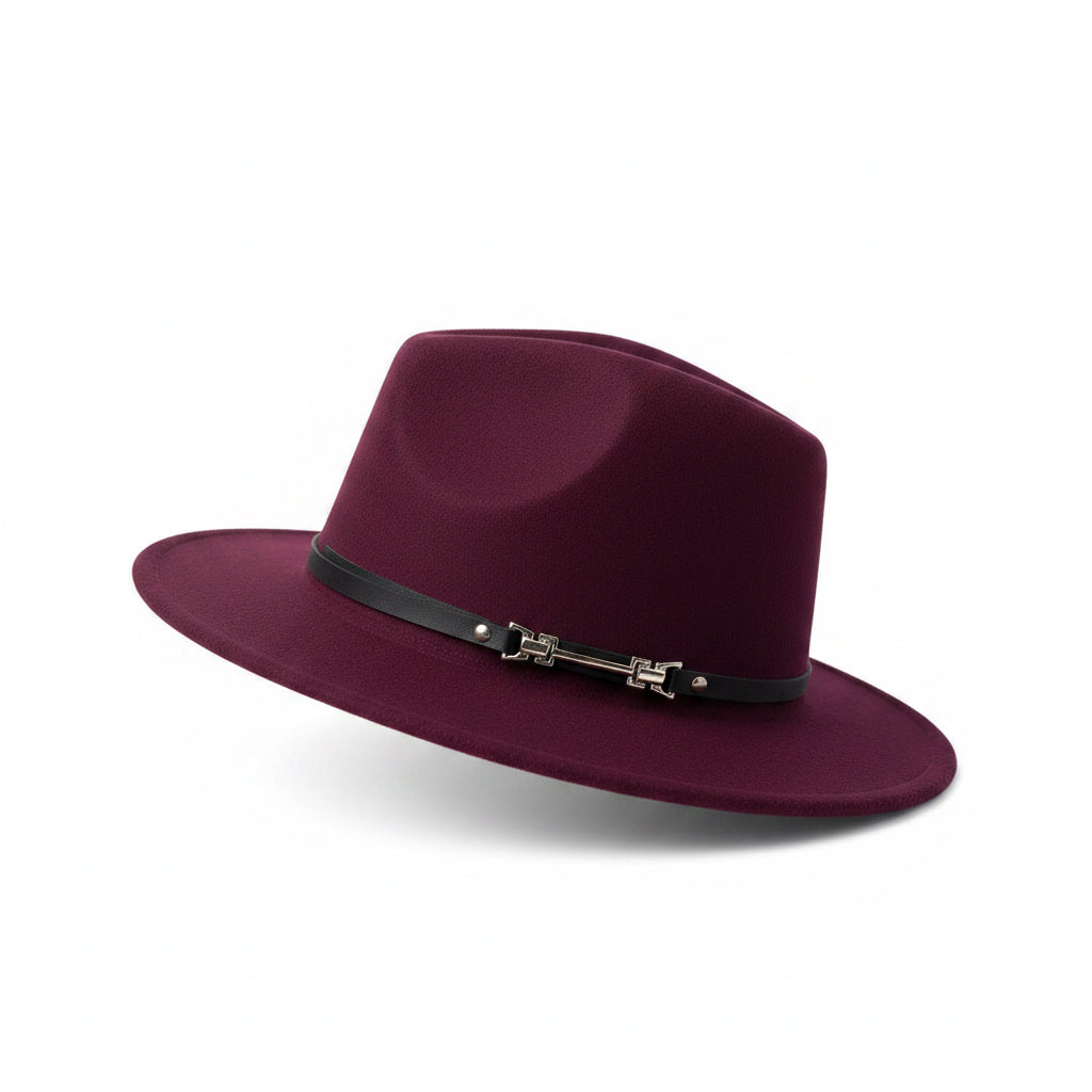 Classic Wide-Brim Fedora Hat