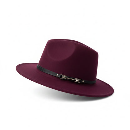 Classic Wide-Brim Fedora Hat