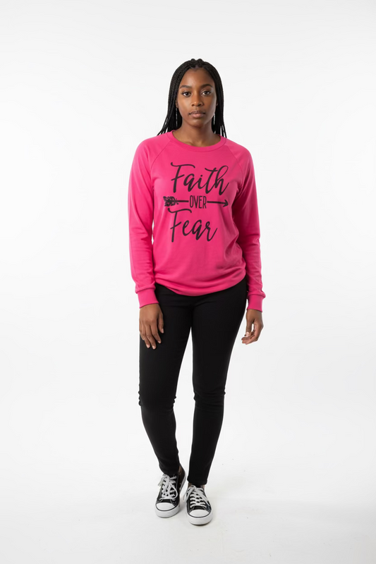Faith Over Fear Long Sleeve Top