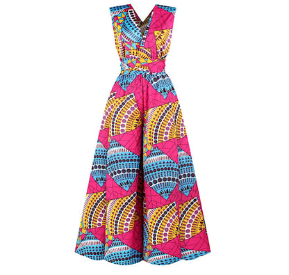 Geometric Printed Jumpsuit (Pre-Order)