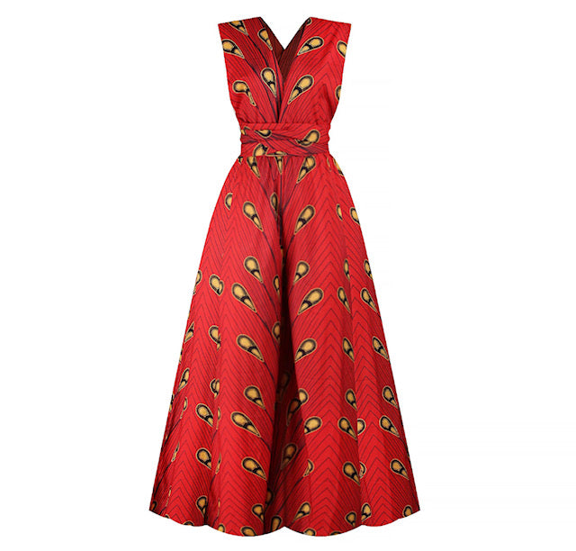 Geometric Printed Jumpsuit (Pre-Order)