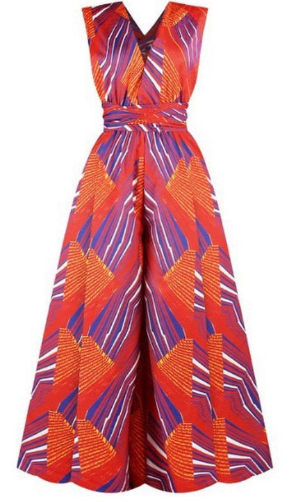 Geometric Printed Jumpsuit (Pre-Order)